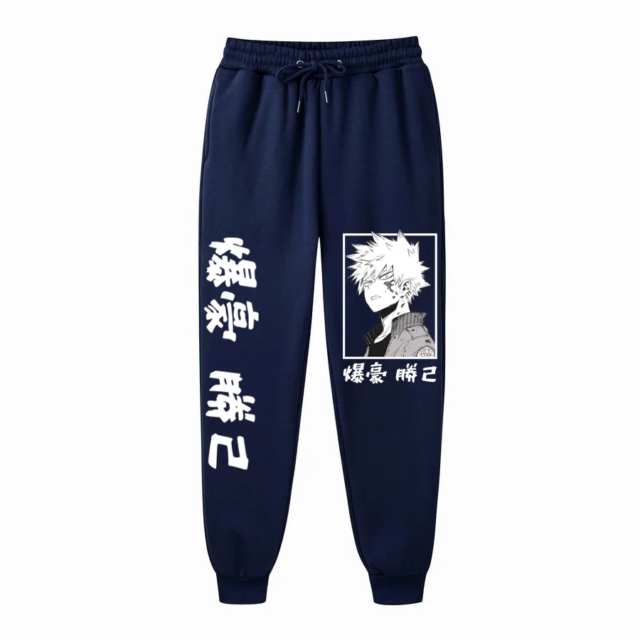 Japanese Anime My Hero Academia Katsuki Bakugo Harajuku Woman Pants Print Joggers Woman Trousers Casual Sweatpants Sweatpants images - 6