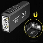 2022 NITECORE 720 люмен TIP2 USB Перезаряжаемый 2x CREE XP-G3 S3 светодиодный фонарик со встроенным аккумулятором EDC фонарик с магнитным хвостом