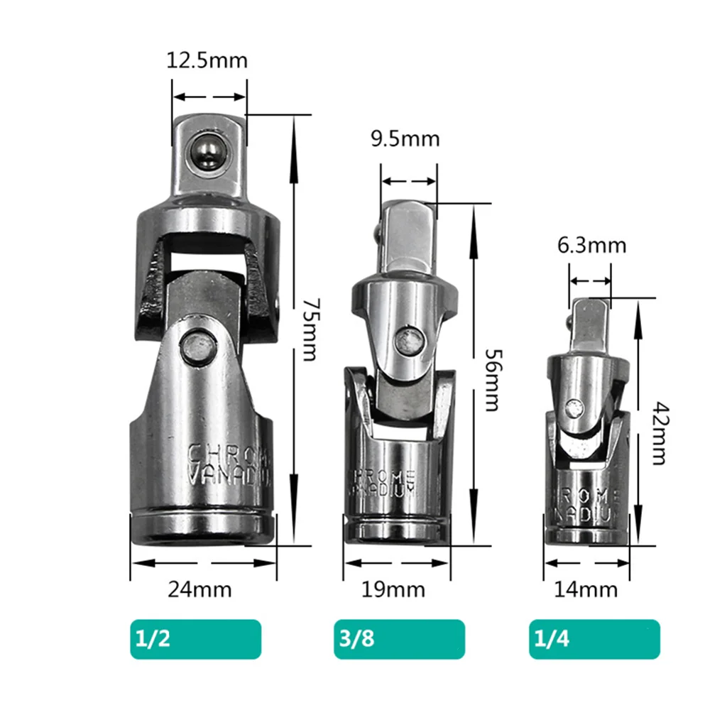 Адаптер для гаечного ключа с храповым механизмом переходник соединения 1/4/3/8/1/2