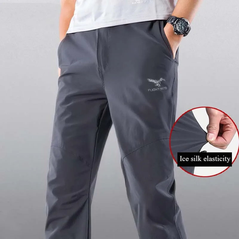 NUONEKO Mens Hiking Pants Stretch Breathable Outdoor Summer Thin Quick Dry Trousers Fishing/Climbing/Camping/Trekking Pants PN42