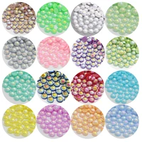 more colorful gradient abs imitation pearl without hole size half shoes phone beauty scattered bead jewelry diy accessories