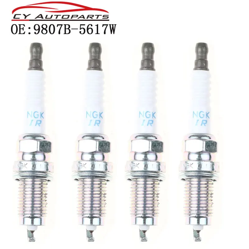 

4PCS Iridium Spark Plugs For Honda Accord CR-V Acura RSX 9807B-5617W 9807B5617W IZFR6K-11S IZFR6K-11NS IZFR6K11S IZFR6K11NS
