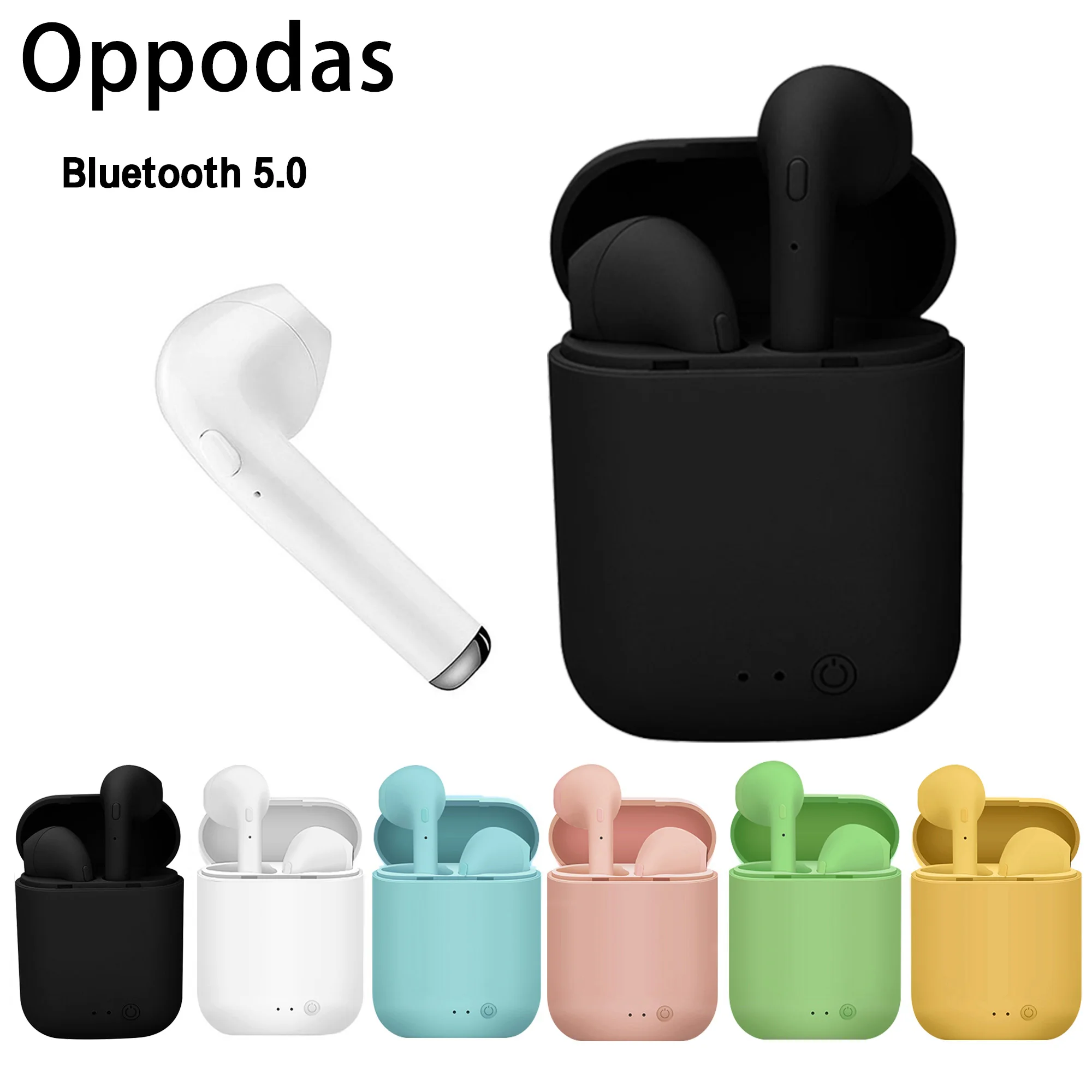 Беспроводные наушники i7 Mini 2 TWS Bluetooth 5 0 спортивные вкладыши гарнитура с