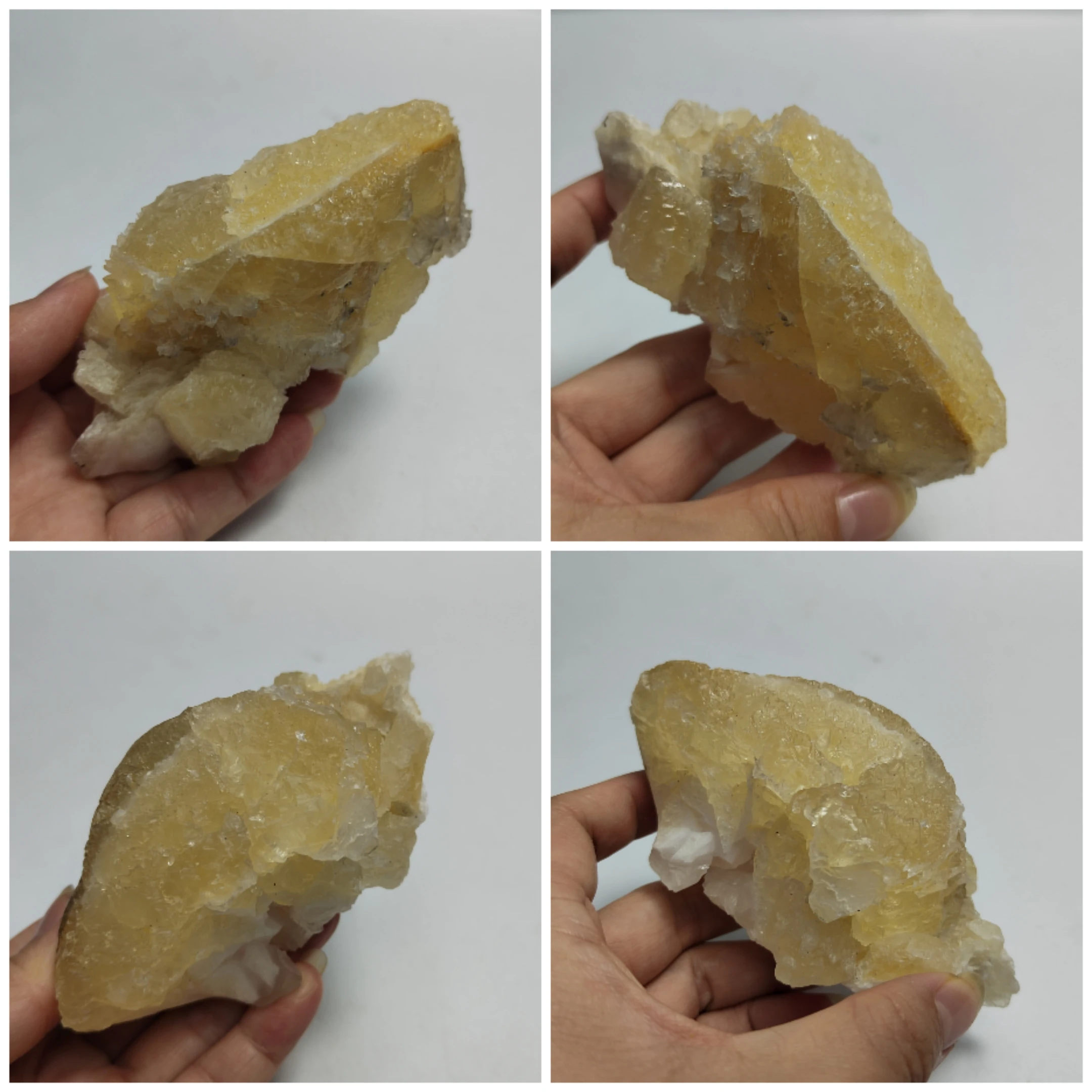 

54g-265. 7g природный камень, сахар, сэндвич, желтый квадратный кристалл, исцеляющее энергетическое кольцо, украшение для дома