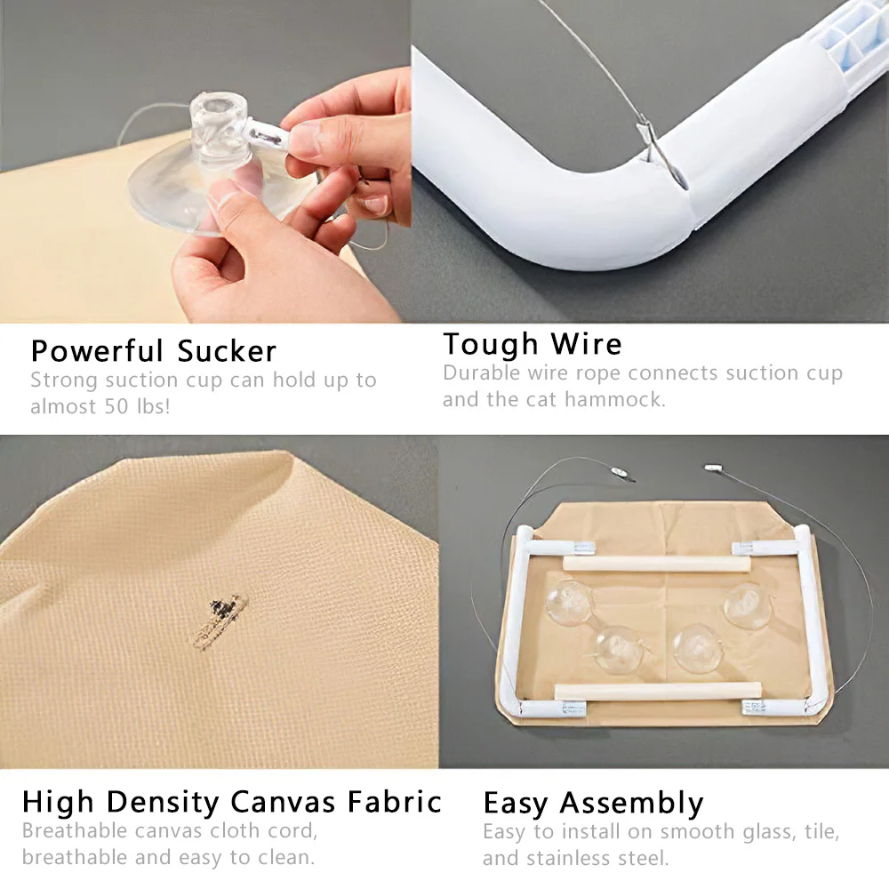 Подвесные кровати для милых домашних животных с подшипником 20 кг защиты от