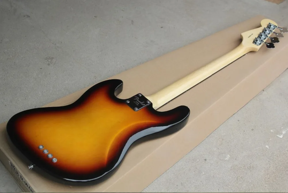 

Calidad Superior FDJB-5001 3TS color slido basswood body maple fingerboard Jazz Bass guitarra elctrica, envo gratis