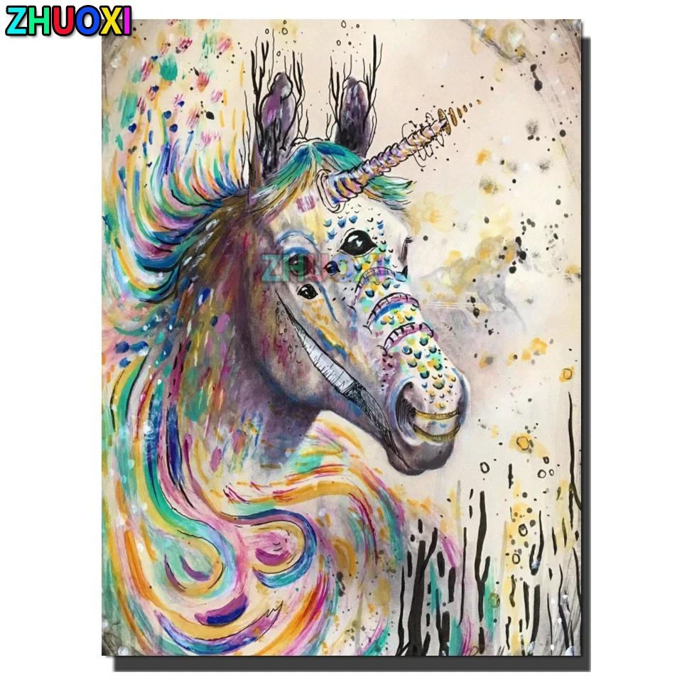 

5d diamond painting full Square Modern graffiti art unicorn diamond mosaic cross stitch diy resin crafts Art embroidery diamond