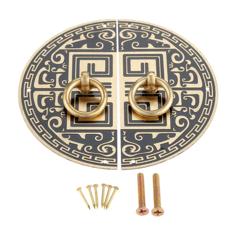 1 комплект винтажных китайских ручек для дверей дверная Накладка шкафа буфета