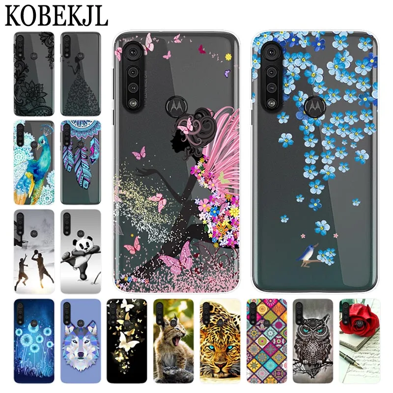 Чехол для Moto One Macro Мягкая силиконовая задняя крышка из ТПУ с рисунком 6 2 дюйма