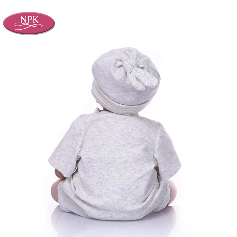 Bebes Reborn Menina 50 см мягкая силиконовая кукла baby girl Модная Кукла Реалистичная