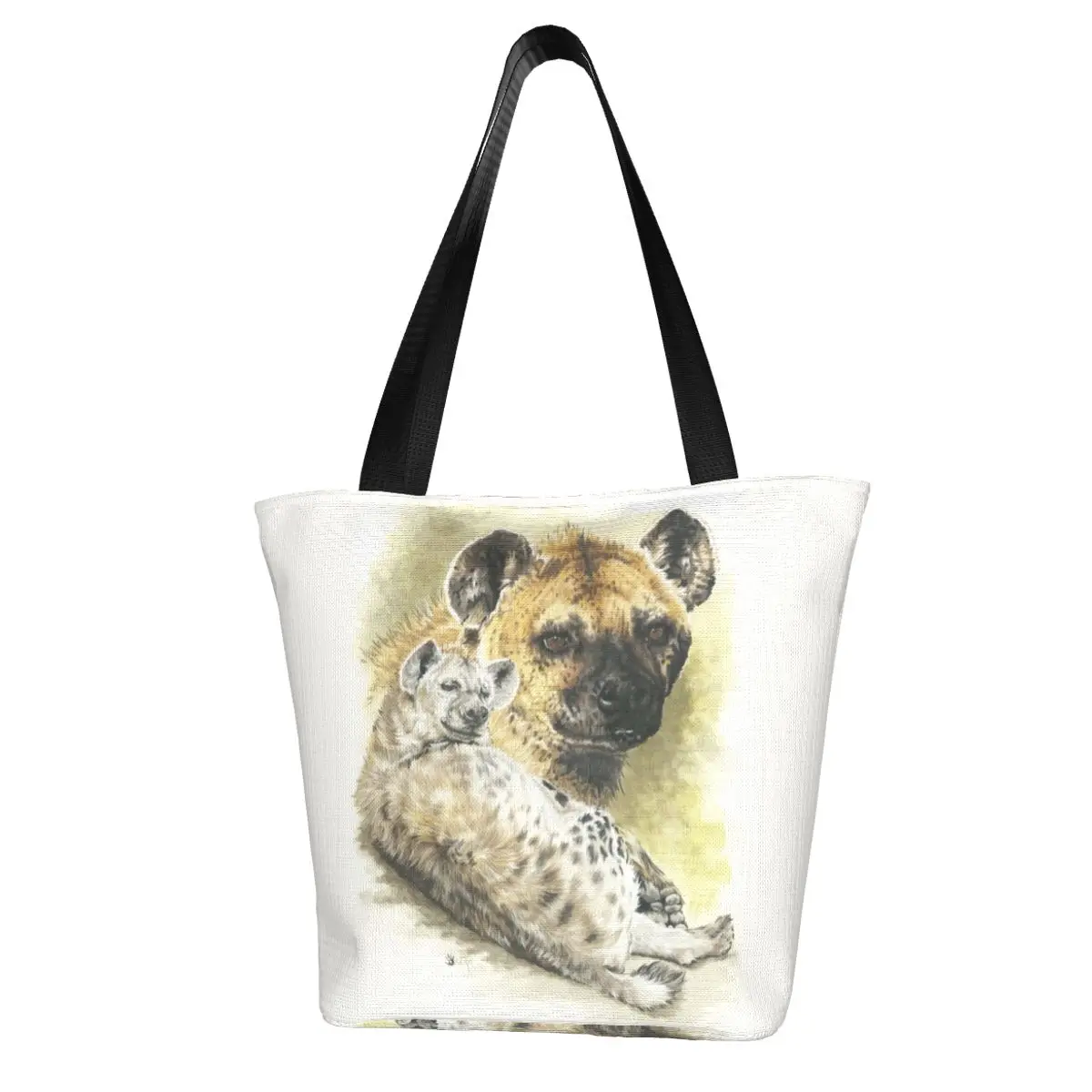 

Hyena Shopping Bag Work Woman Handbag Fashion Retro Cloth Bags