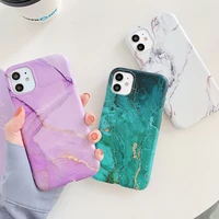 marble crack matte phone cases for iphone 12 mini 2021 case cover silicone soft tpu imd back