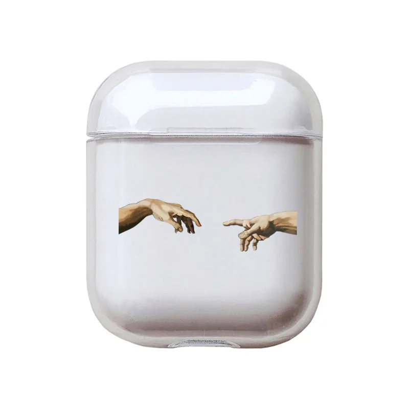 Style 5 Чехол для телефона с абстрактным рисунком для Apple Airpods 2/1, чехол с милыми мультяшными персонажами, Жесткий Чехол для наушников Airpod, чехол для air pods - Цвет: Style 5