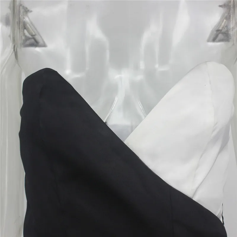 NATTEMAID с открытыми плечами и открытой спиной сексуальное длинное платье женское без рукавов черное белое лоскутное летнее платье элегантное вечернее платье с разрезом