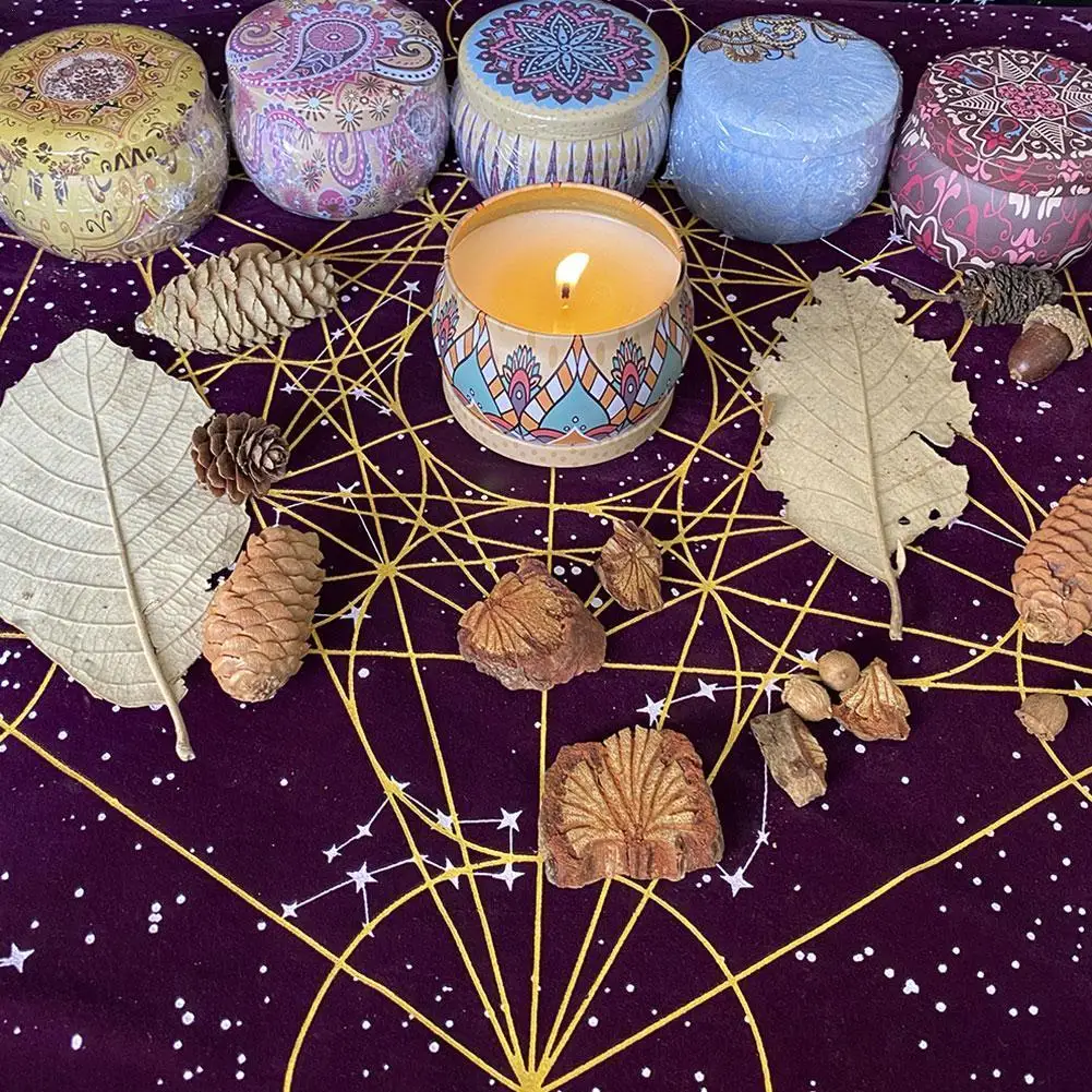 

Spirit Orbit Alphanumeric Table Divination Props Crystal Altar Grid Tablecloth Divination C8G1