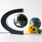 Магнитный левитационный светодиодный глобус, анти-гравитационная карта мира, светильник освещение, география мира, украшение, подарки на день рождения, игрушки