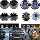 2 шт. светодиодный Автомобильные светодиодные 7-дюймовые круглые фары для Beetle Classic Lada Niva 4X4 Uaz Hunter