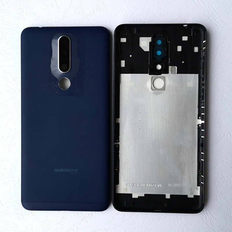 Для Nokia 3 1 Plus задняя крышка аккумулятора с боковыми клавишами для + объектив