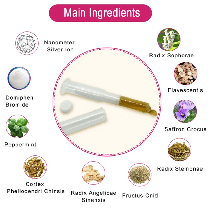 10 шт. гинекологический антибактериальный гель для подтяжки женской вагины |