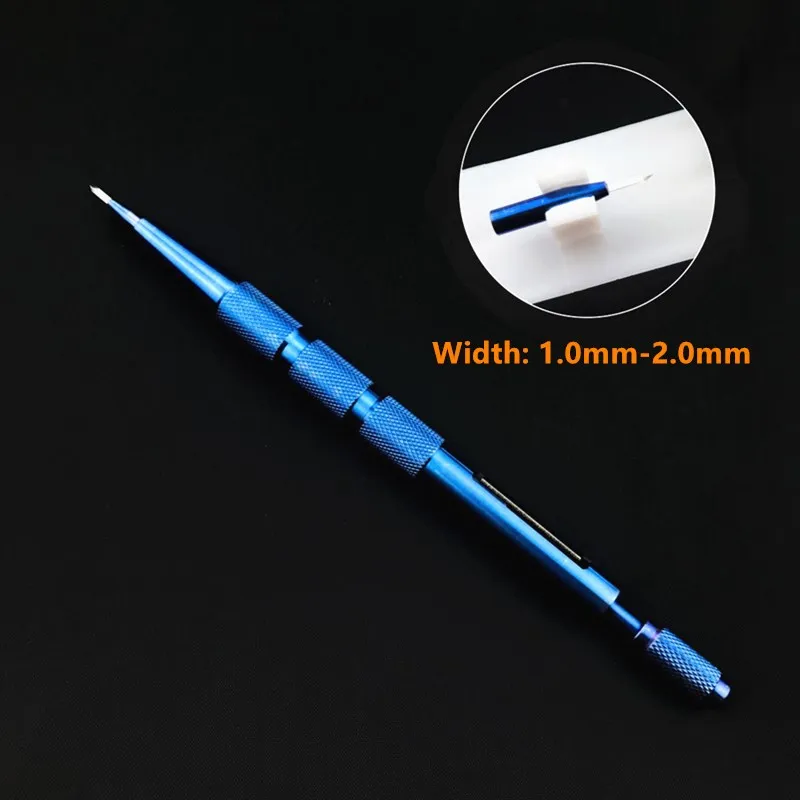 

Офтальмологические сапфировые прямые двойные ланцеты сапфировые кератомные лезвия офтальмологическое микрохирургическое лезвие