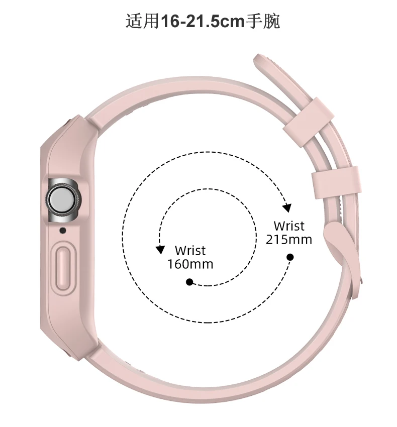 Ударопрочный ремешок для часов Apple Watch 4 5 40 44 мм защитный чехол браслет iWatch 1 2 3 |