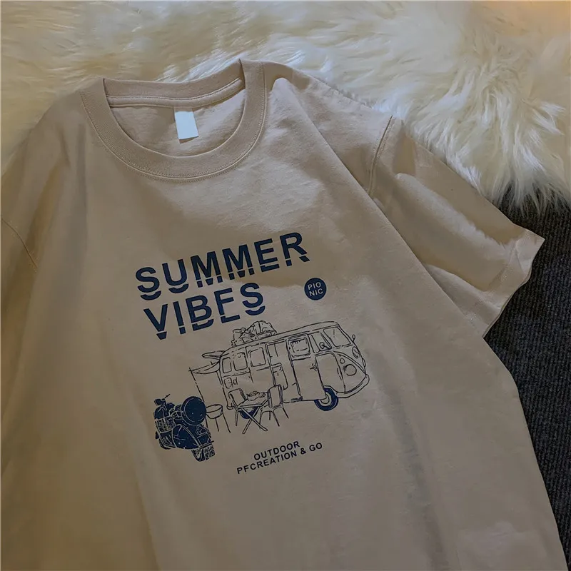 Модная брендовая женская футболка с коротким рукавом 2021 свободная корейская