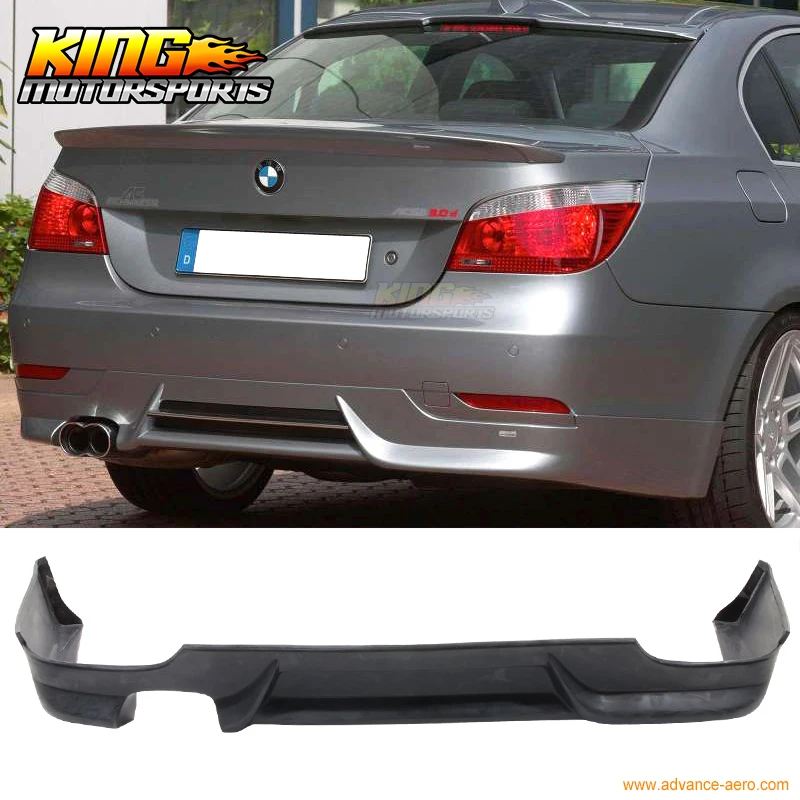 Подходит для 04 06 BMW E60 5 Series черный поли уретан задний бампер спойлер|bodykit|bodykit bmw |