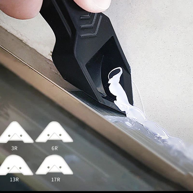 

3 в 1, силиконовый герметик для удаления гладкого скребка, Набор насадок для отделки, инструменты для удаления напольной формы, набор ручных ...