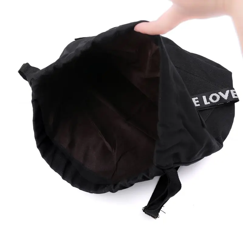 Модный мужской и женский холщовый рюкзак с кулиской Сумка дюймовым мешком