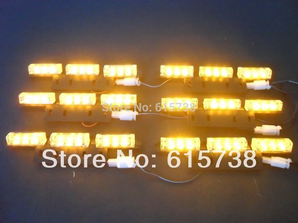 Зеленый белый желтый красный синий 6x9 светодиодный снежного плуга для