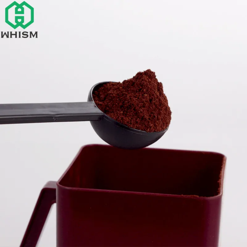 WHISM 2 в 1 пластиковая стоячая кофейная пудра пресс измерительный совок o ложка 10 г