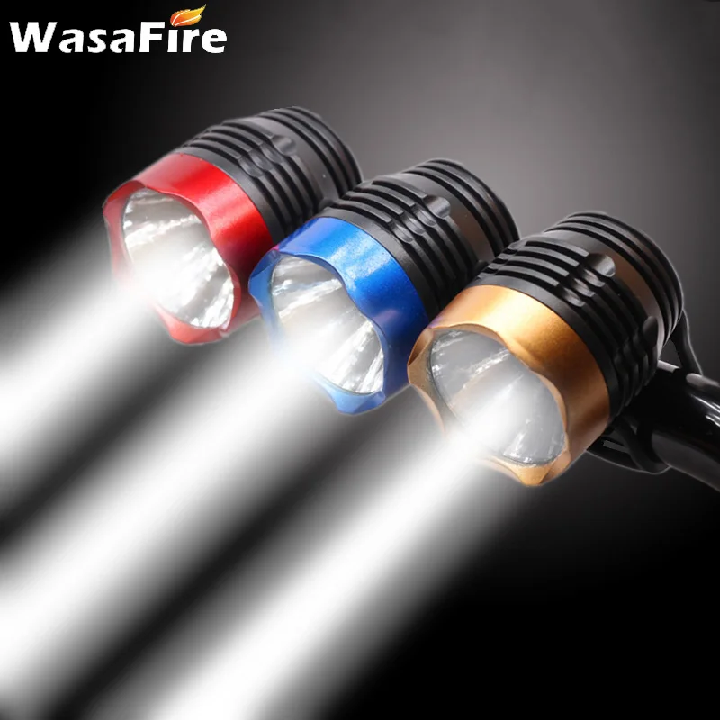 

WasaFire 3000 Lumen LED Bike Headlamp XML-Q5 headlight Bike Bicycle Light 3 Mode Cycling Waterproof Flashlight For Dropshipping