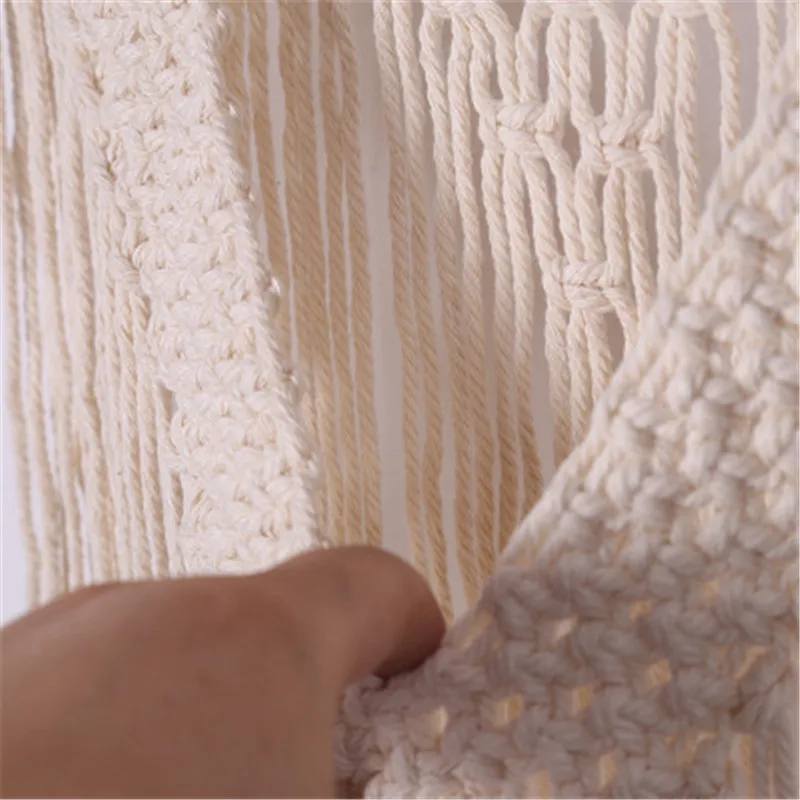 Плетеный макраме ручной работы настенный гобелен свадебное украшение для стены