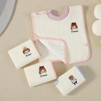 waterproof baby feeding drool bib saliva towel teeth wash towel soft cotton scarf burp cloth for newborn toddler infant gifts