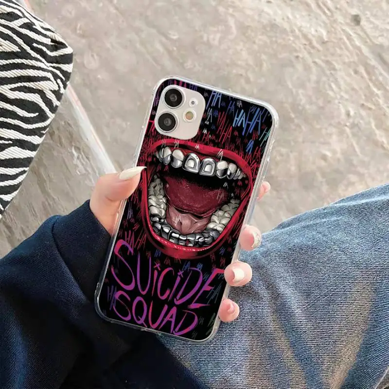 

Horror graffiti art Phone Case Transparent soft For iphone 5 5s 5c se 6 6s 7 8 11 12 plus mini x xs xr pro max