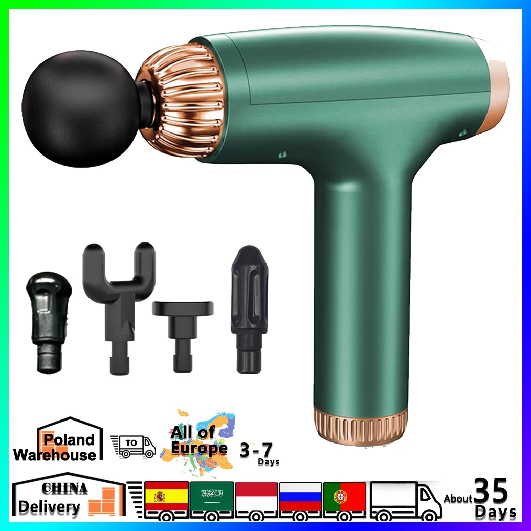 

Deep Tissue Muscle Massage Gun Body Shoulder Back Neck Massager Exercising Athletes Relaxation Slimming Shaping Pain Relief