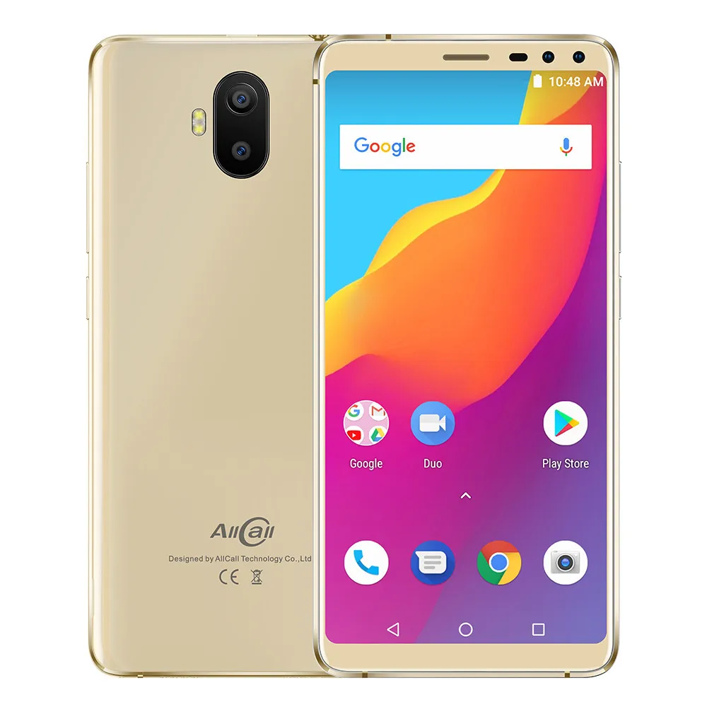 AllCall S1 смартфон с 5 дюймовым дисплеем четырёхъядерным процессором ОЗУ 2 Гб ПЗУ 16 ГБ