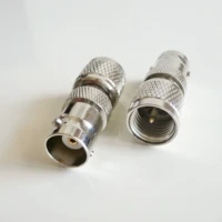 bnc q9 to miniuhf pl259 so239 cable connector socket mini uhf miniuhf male to bnc female jack brass straight coaxial rf adapters