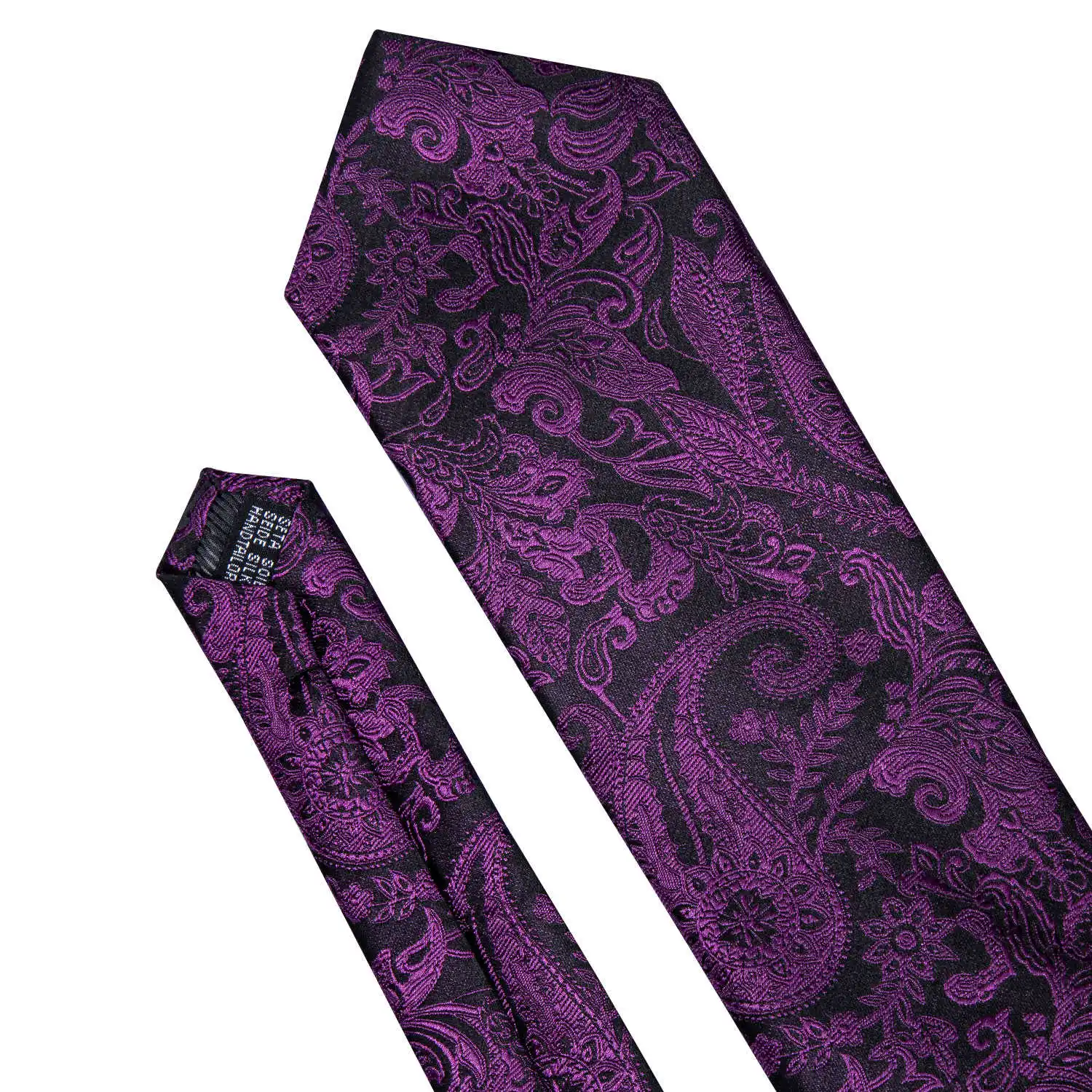 

purple wang folral fashion designers 100% silk hanky box defines gifts for men wedding party LS-5134 ties