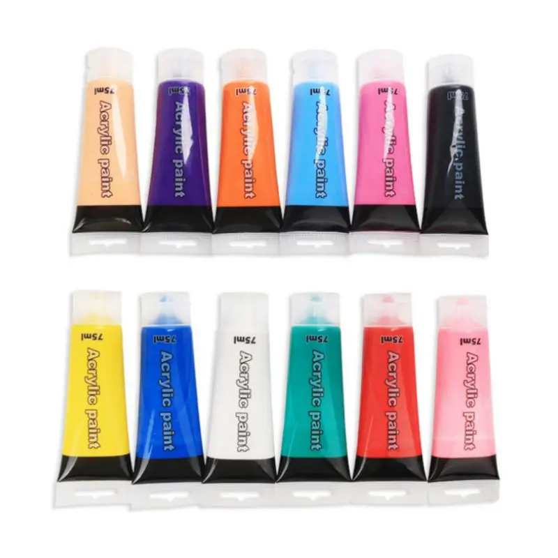 75 мл акриловый шланг краска для стен ткань одежды текстиль волокно ногтей