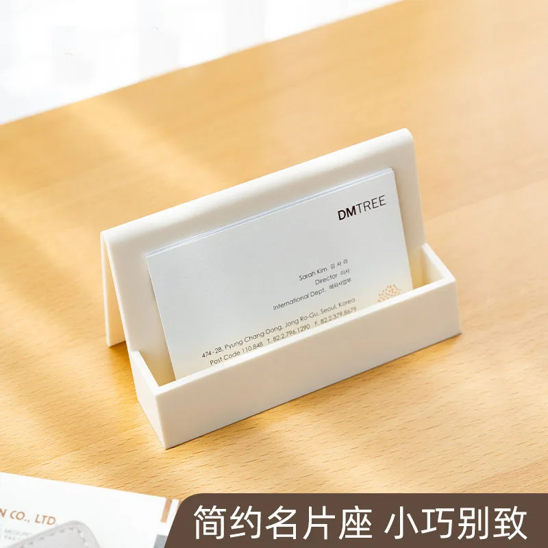 

High-End Business Name Card Holder Display Stand Rack Desktop Table Organizer 5 Colors