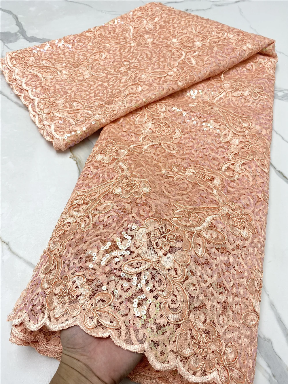 

PGC африканская Тюлевая кружевная ткань с блестками вышивка французская Свадебная кружевная ткань 2021 высококачественное кружево для шитья