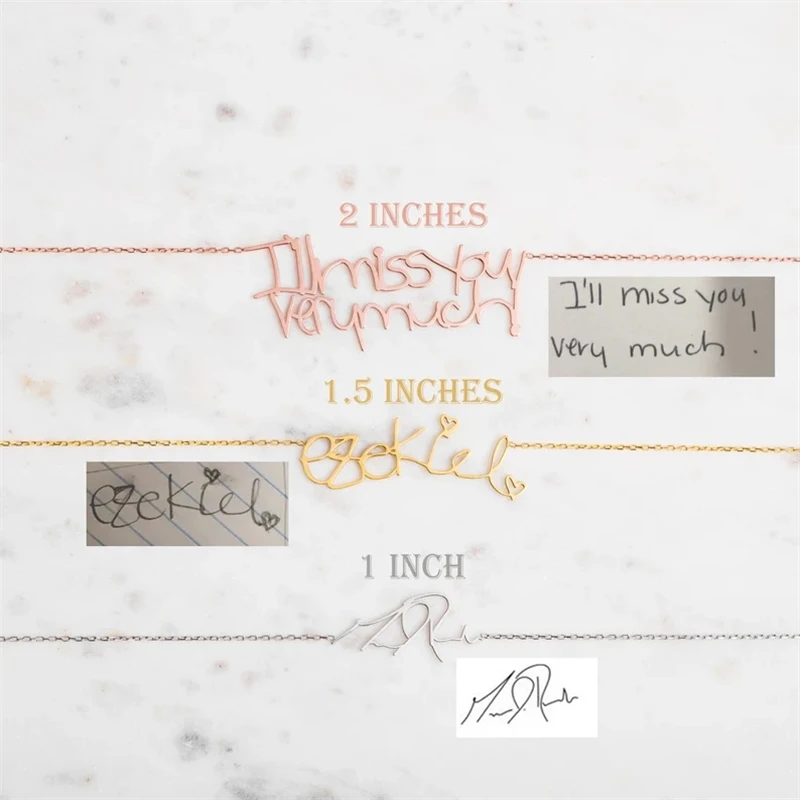 Браслет из нержавеющей стали с надписью на заказ | Украшения и аксессуары