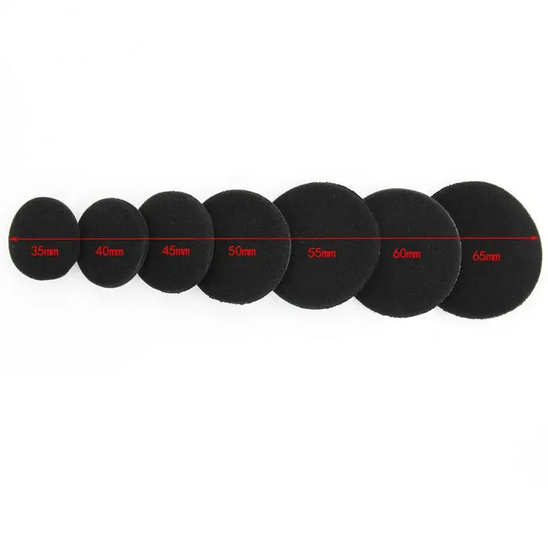 

2pcs 35MM 40MM 45MM 50MM 55MM 60MM 65MM Headphone Replacement Foam Pad Ear Pad Sponge