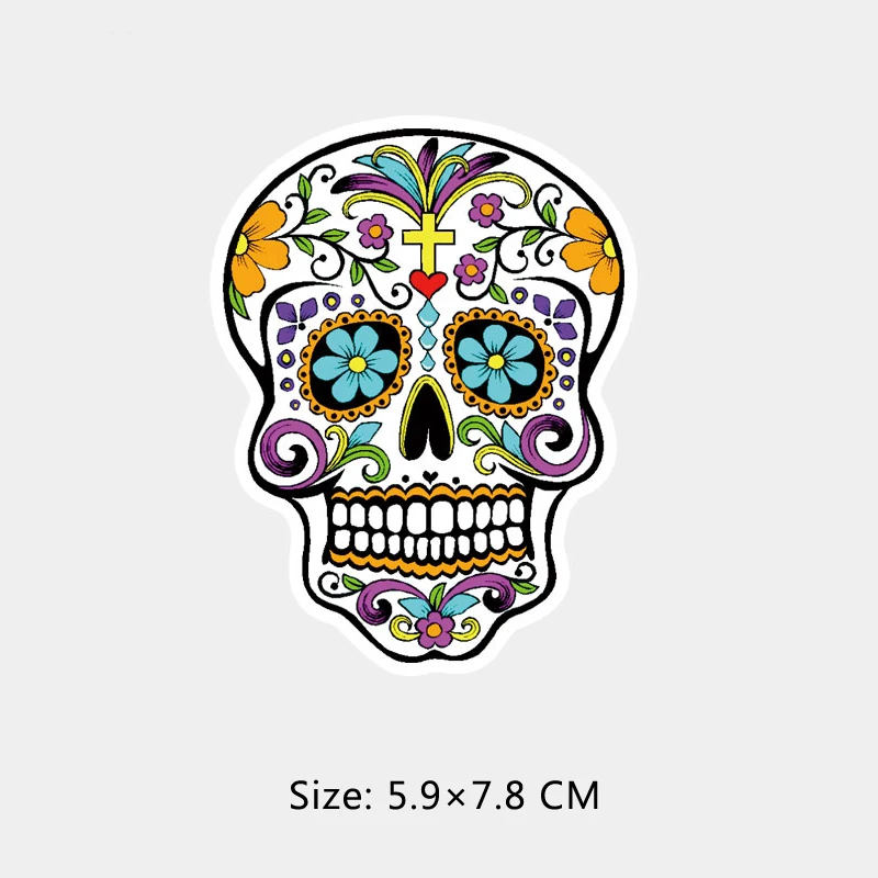 Наклейки на Хэллоуин для ноутбука наклейки эстетика автомобиле Забавный Скелет