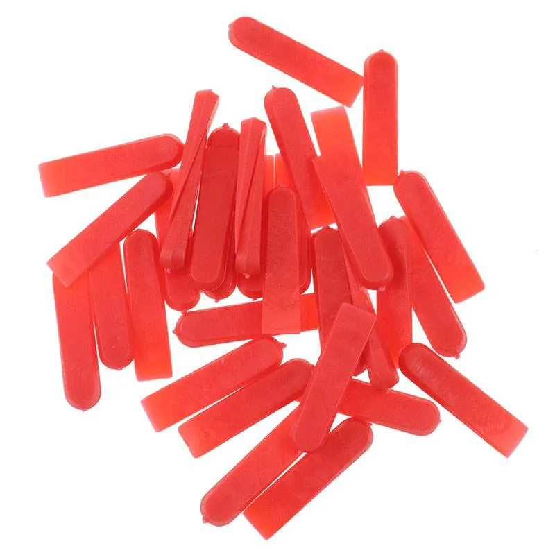 100pcs Plastic level wedges tile spacers Tiling Flooring Wall ceramic Laying Tool locator Clips Construction Leveling Device