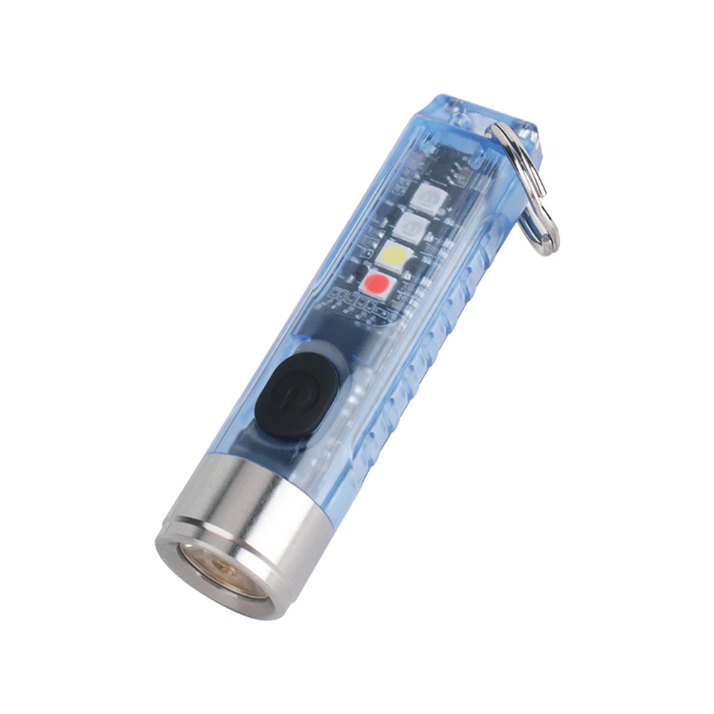 

With Purple Light Walking Dog Rechargeable Waterproof 400 Lumen Outdoors Activity Home Led Memory Mode Travel Mini Flashlight