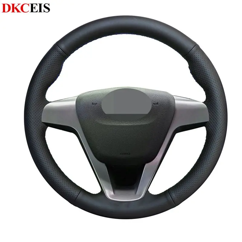 Искусственная кожа для Lada Vesta чехол рулевого колеса автомобиля 2019 2018 2017 2015 Xray