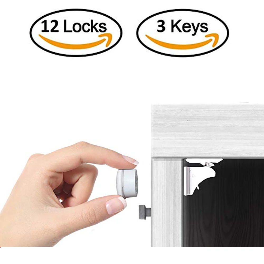 

Magnetic Child Lock Children Protection Baby Safety Lock Drawer Latch Cabinet Door Lock Limiter Children Security Locks