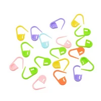 20pcs colorful plastic stitch marker ring holders needle clip knitting crochet hook locking tool craft diy sewing tools